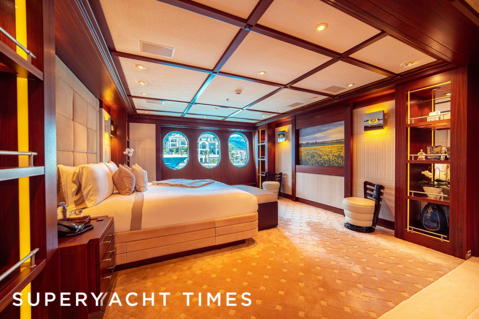 Trident yacht stateroom