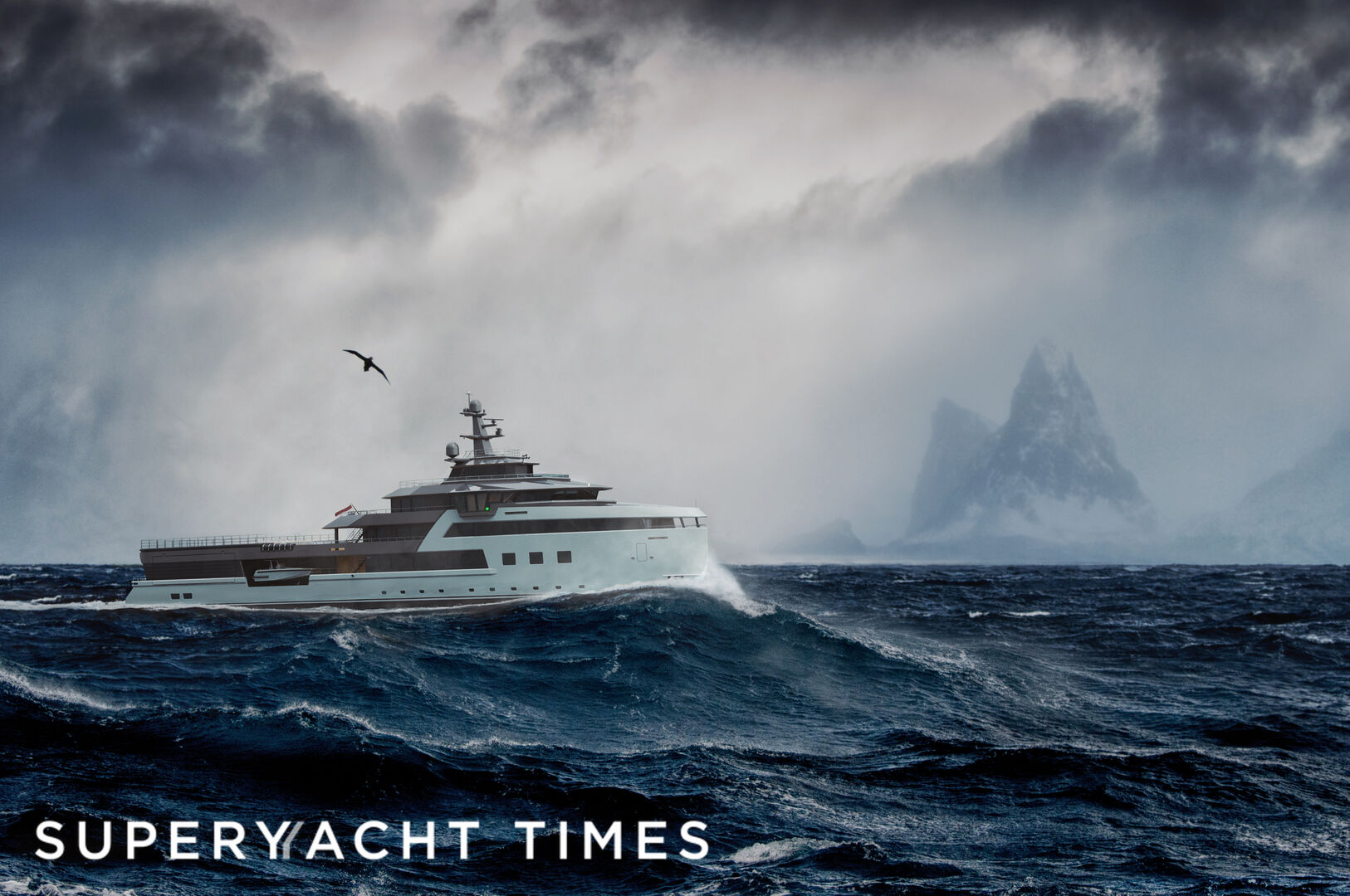 Damen SeaXplorer 77 yacht render 