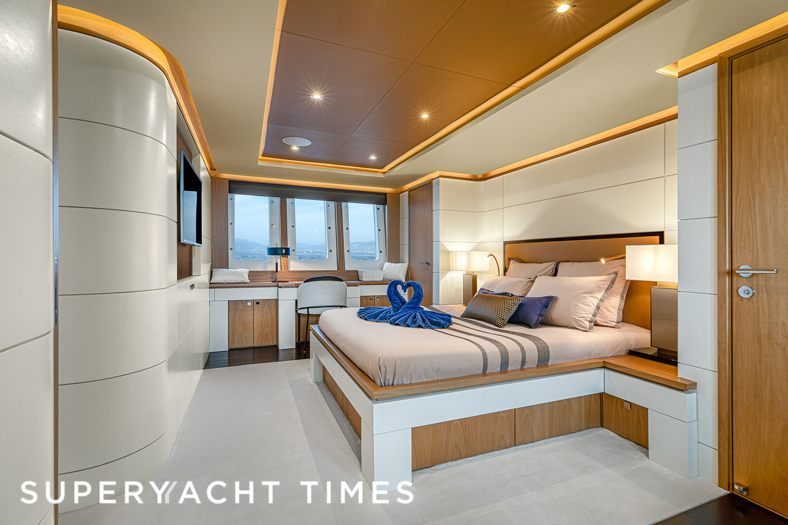 Millesime yacht stateroom 