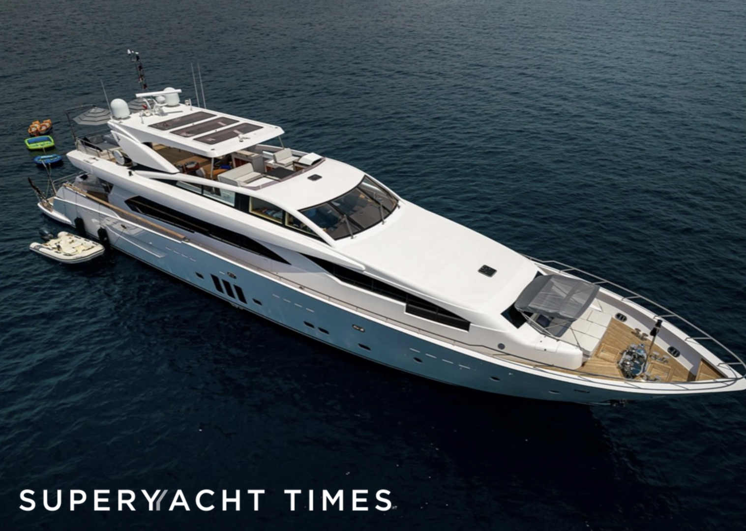 Millesime yacht anchored 