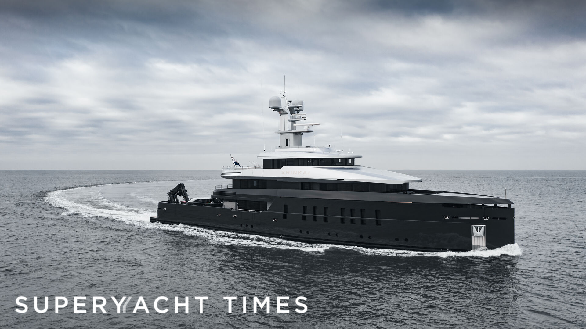 Shinkai yacht on sea trials