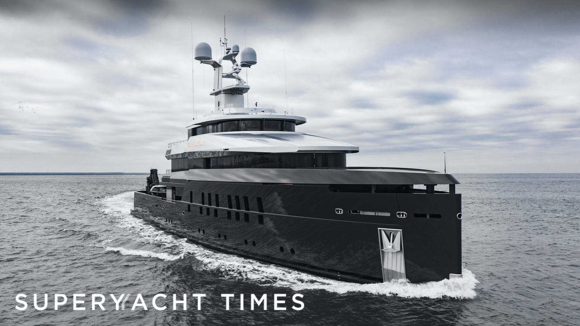 Shinkai yacht on sea trials
