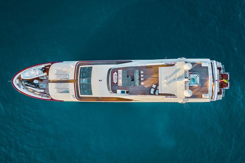 Panakeia yacht anchored 