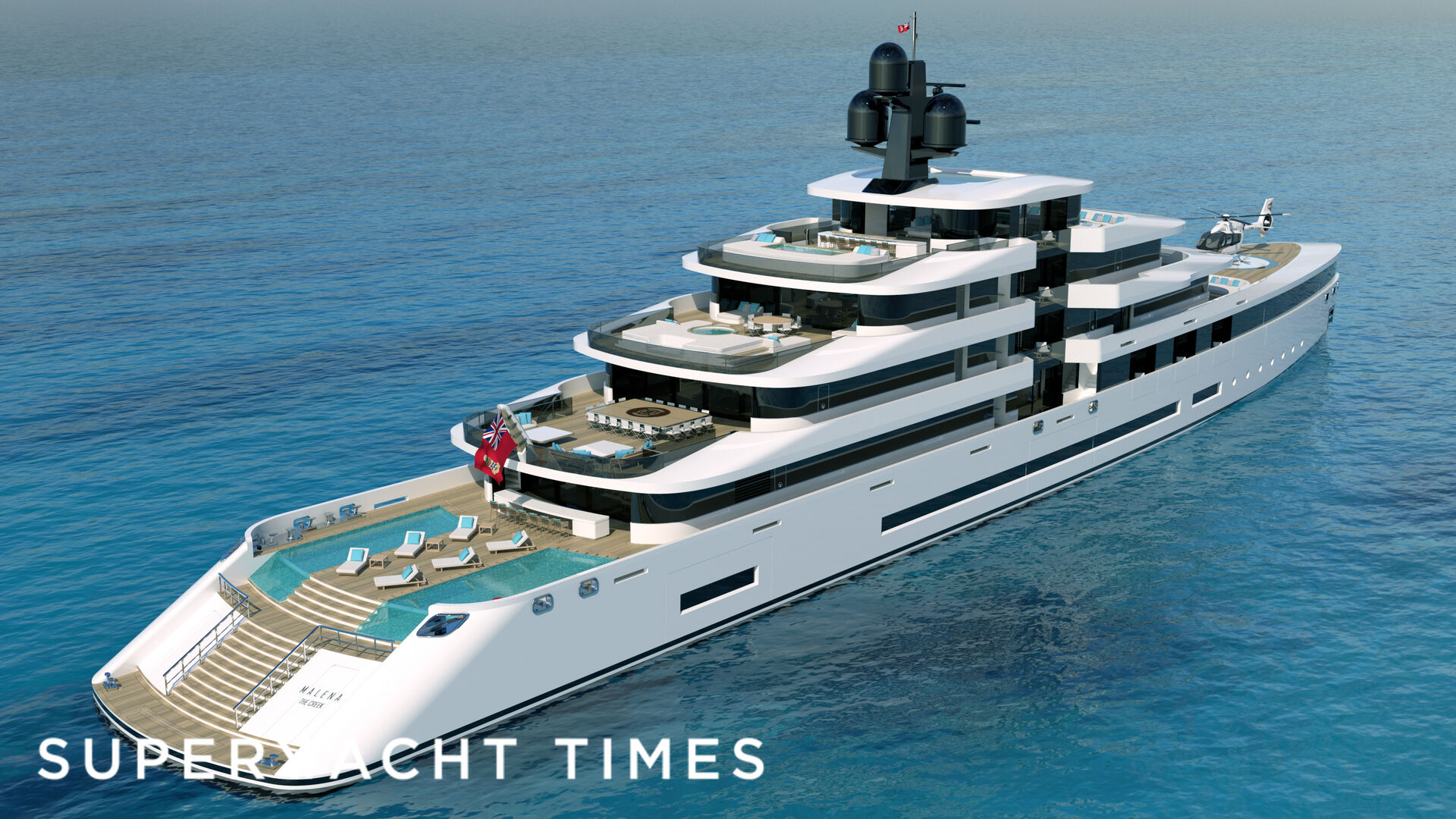 Malena 110m yacht concept from Rodriguez Design