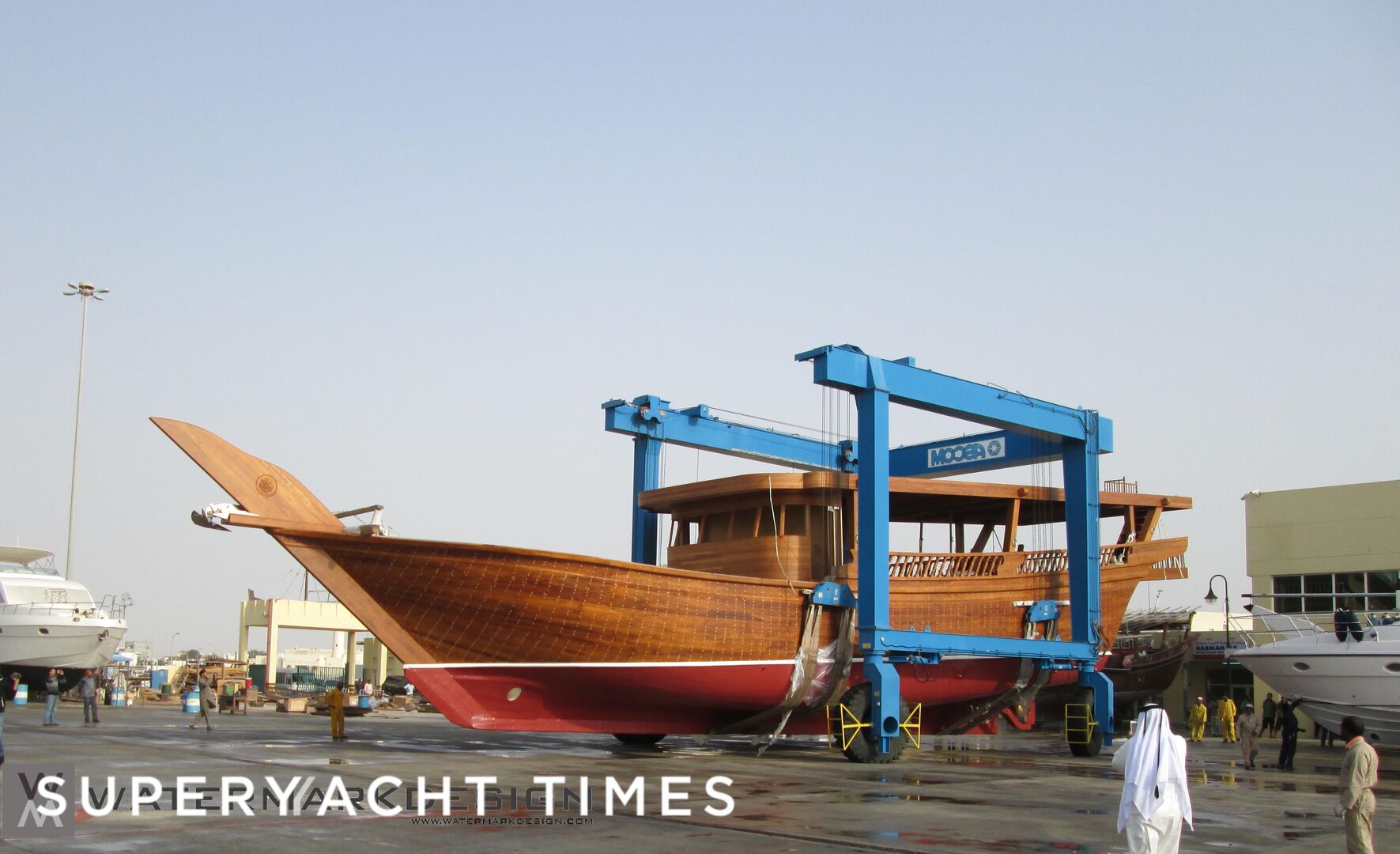 The classical charms of the wooden dhow-inspired superyacht fleet