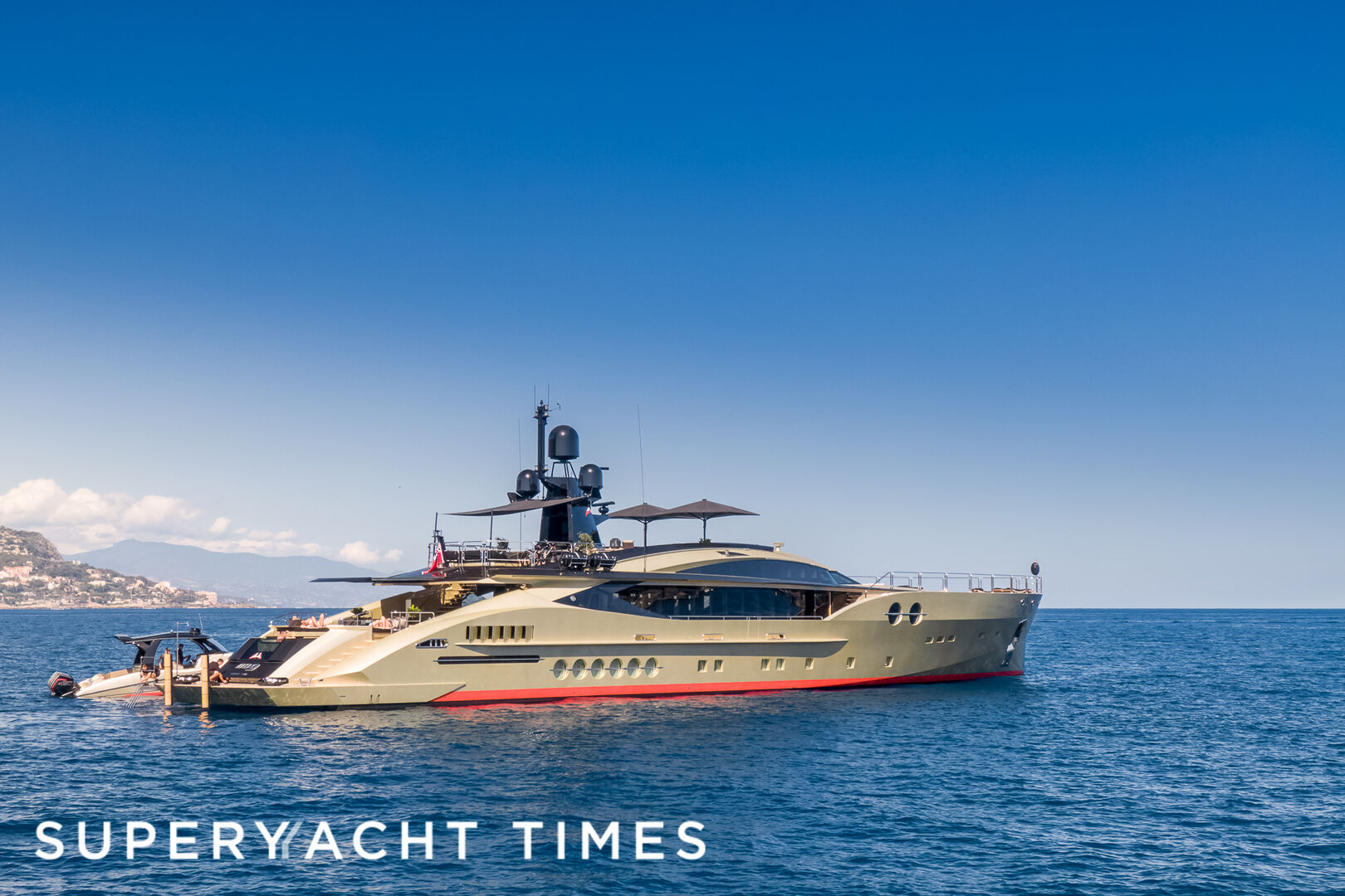 DB9 yacht anchored in Saint-Jean-Cap-Ferrat