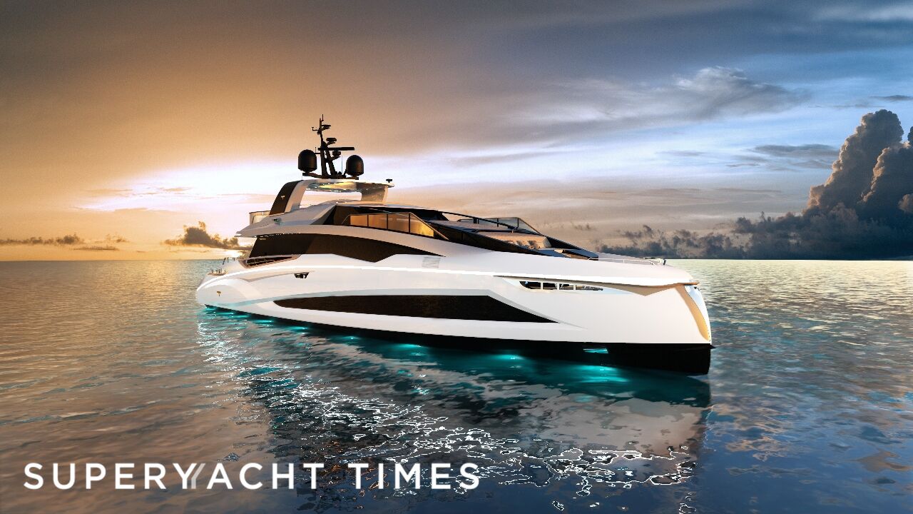 Tecnomar Evo 120 yacht exterior design