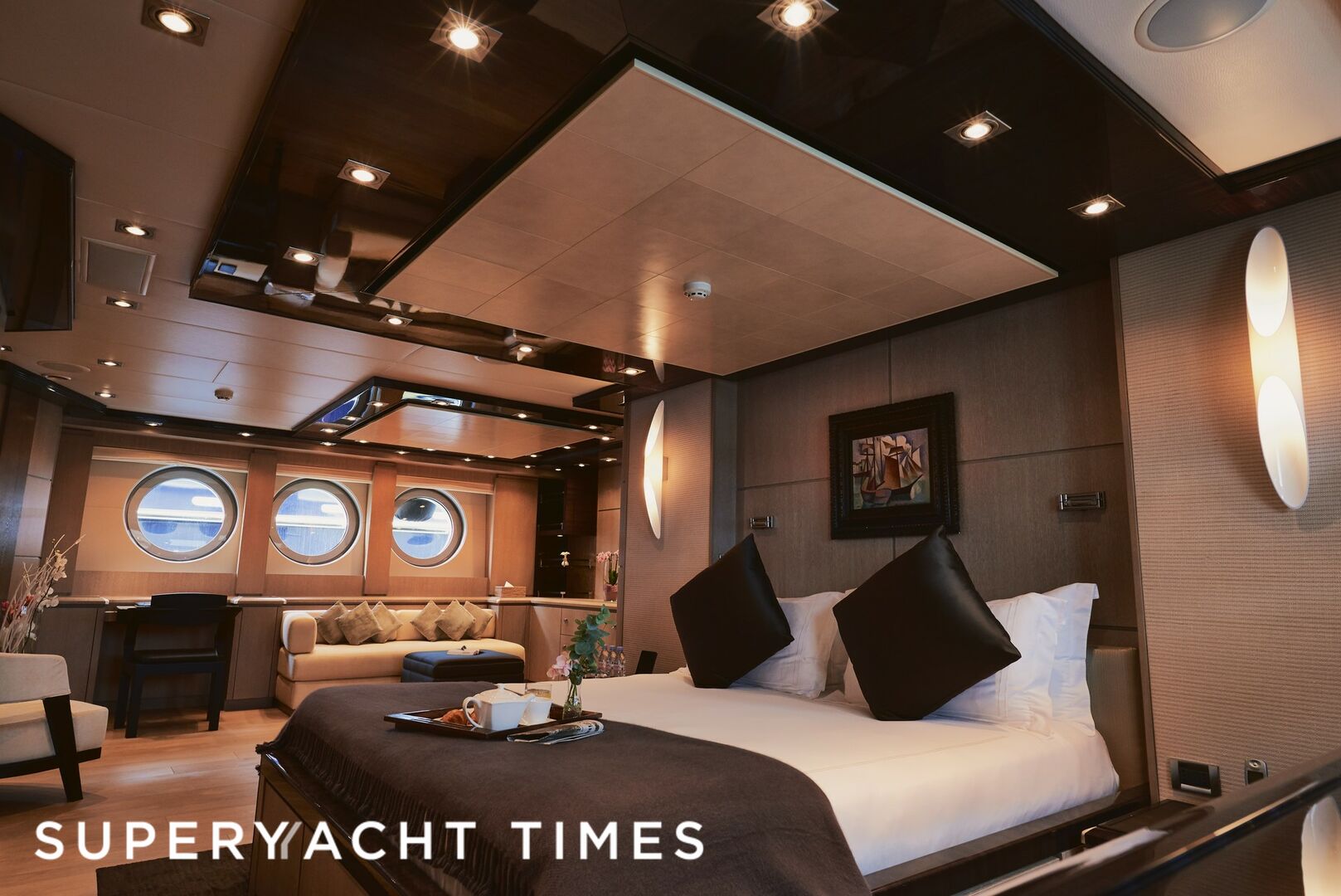 Plus Too yacht stateroom