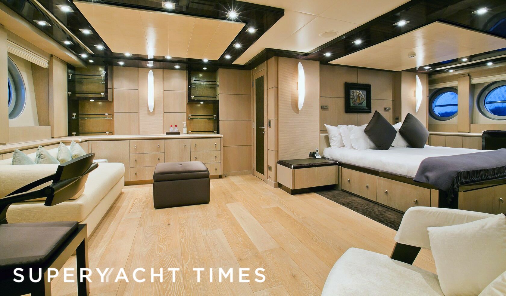 Plus Too yacht stateroom
