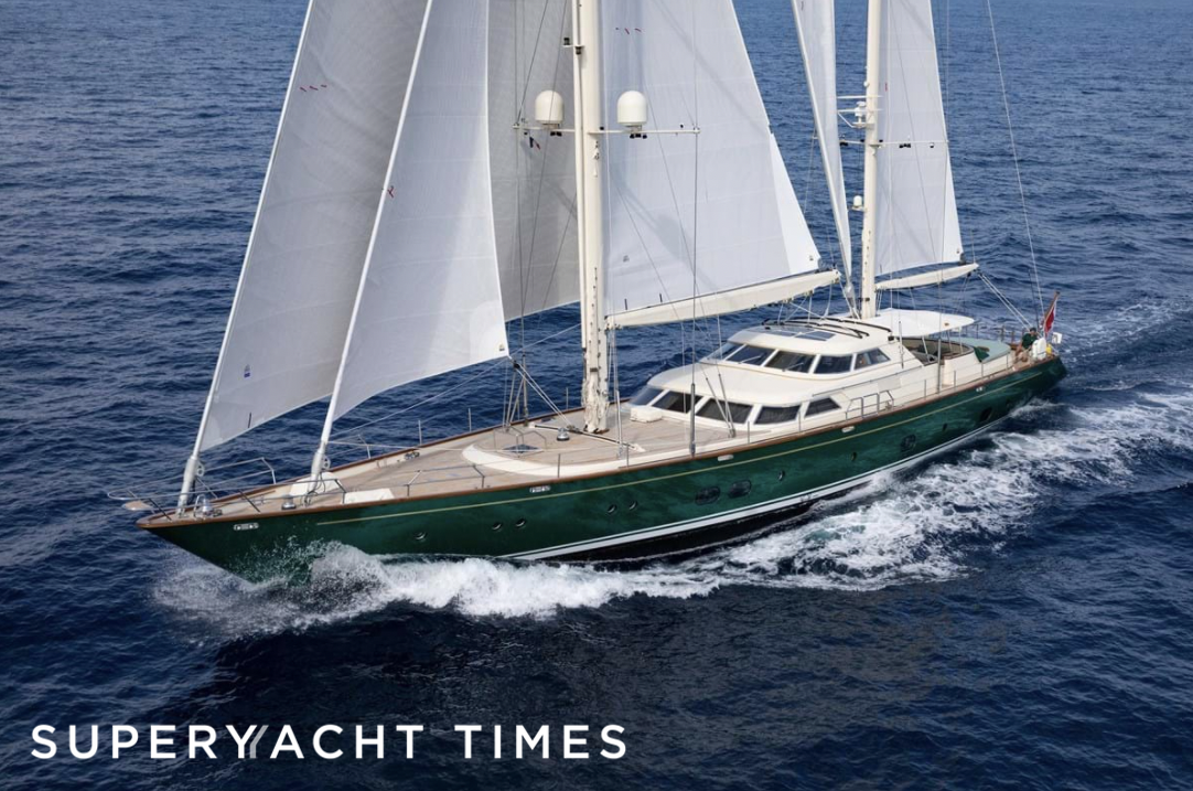 The Perini Navi 37m sailing yacht Norfolk Star is now on the market