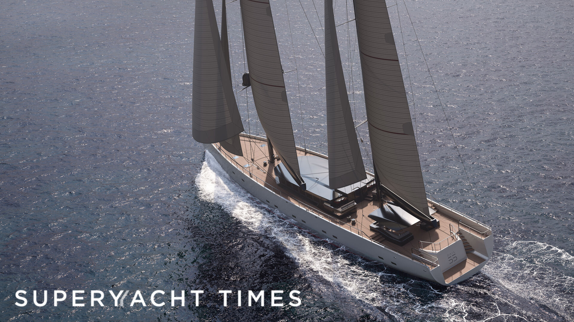 Sail 55 yacht exterior design 