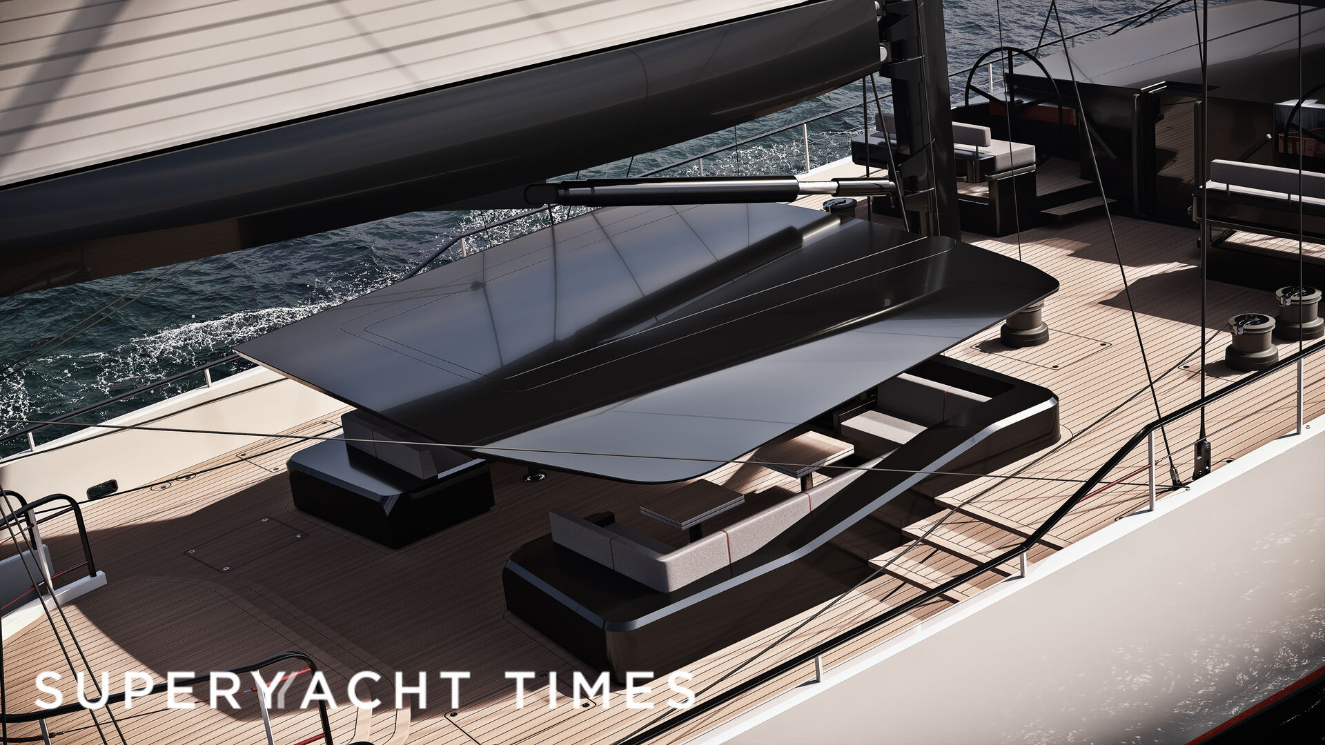 Sail 55 yacht exterior design 