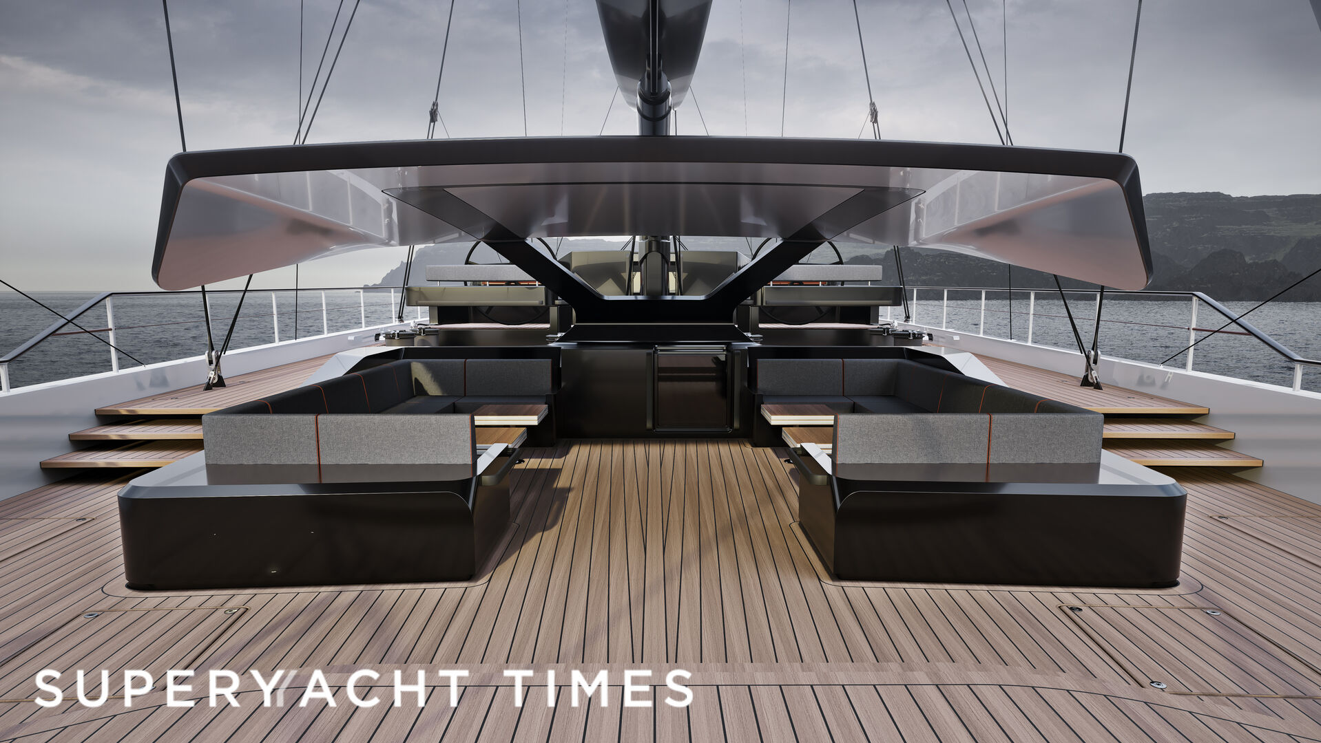 Sail 55 yacht exterior design 