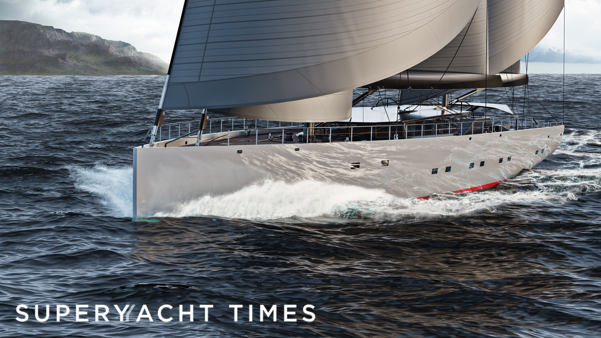 Sail 55 yacht exterior design 