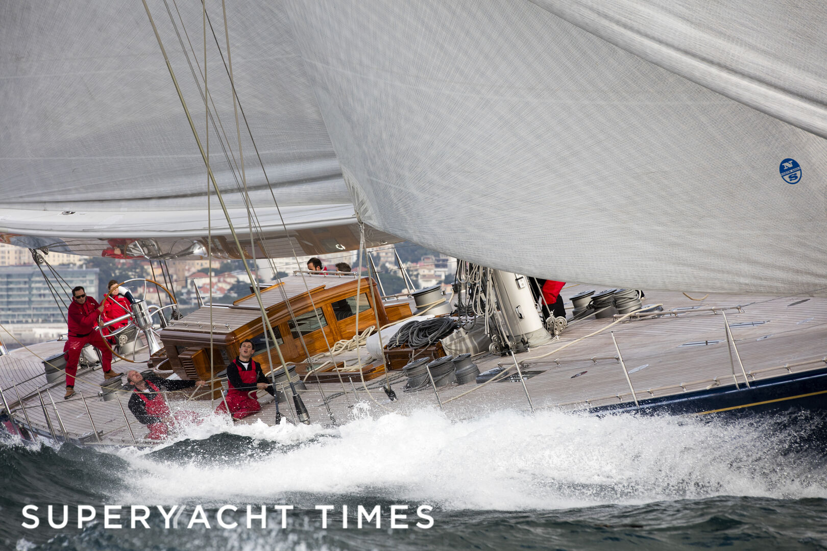 Sailing onboard the J Class Endeavour