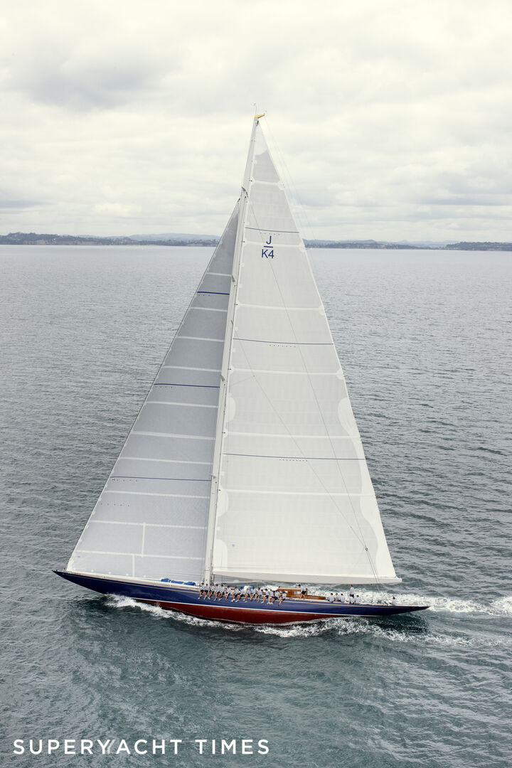 J Class Endeavour under sail