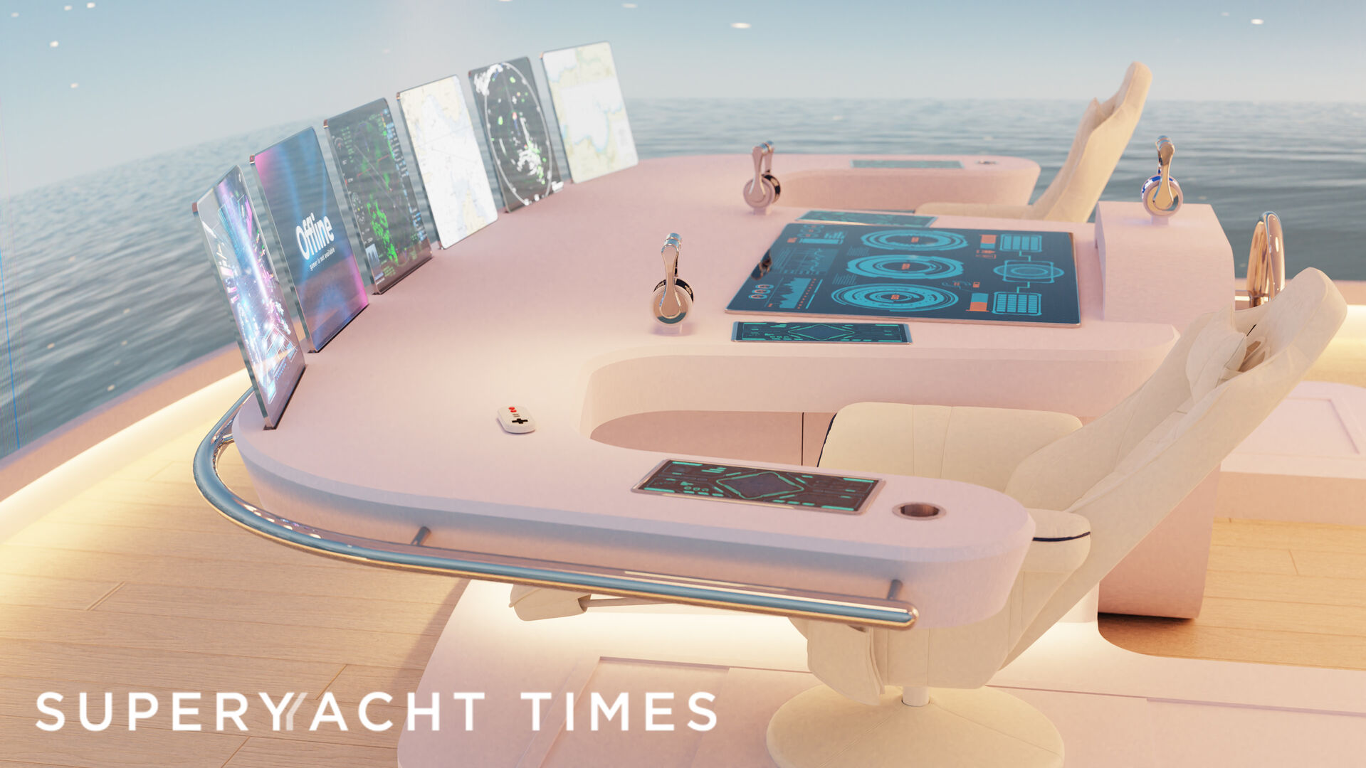 Feadship Pure concept command centre