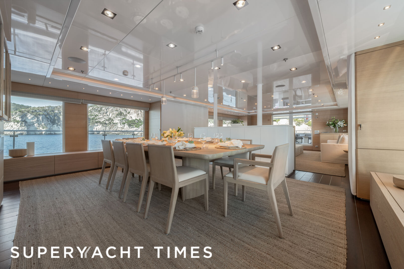 Onboard Arbema The 50m Ortona Navi superyacht for sale