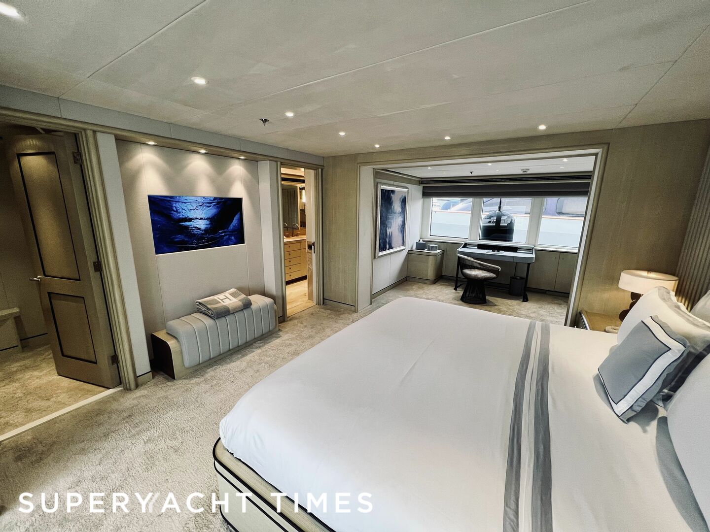 Lady Charlotte yacht stateroom