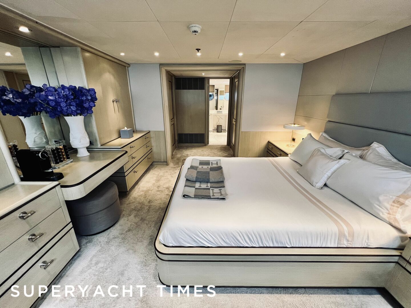 Lady Charlotte yacht stateroom
