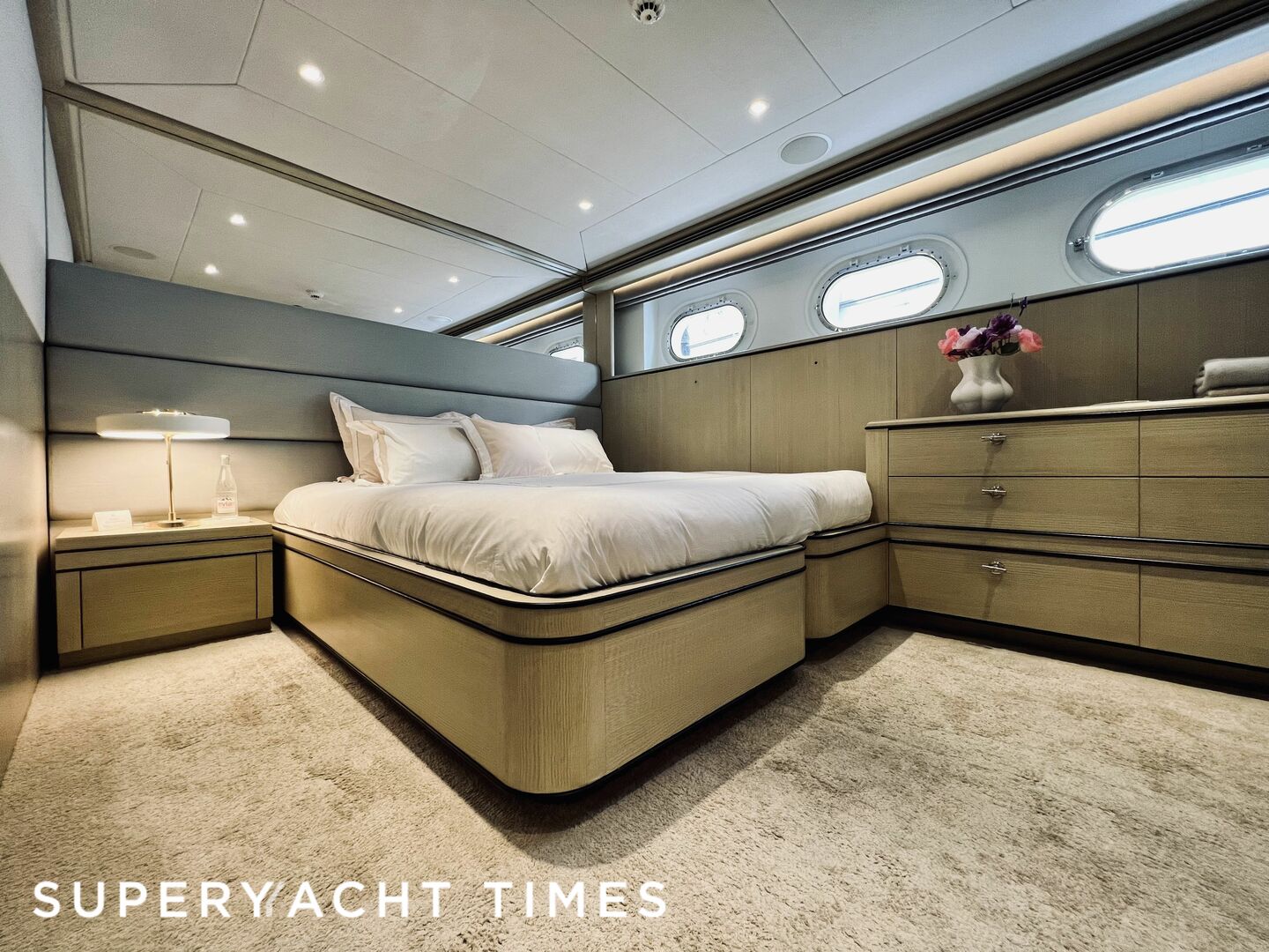 Lady Charlotte yacht stateroom