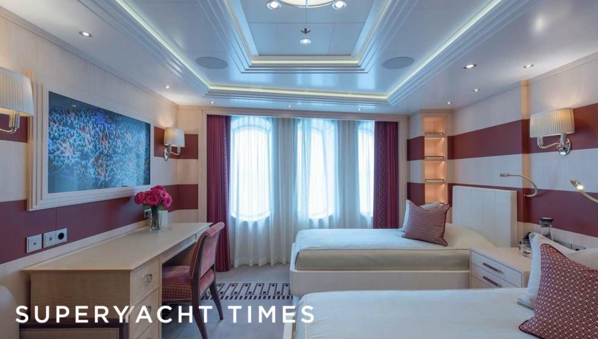 Aurora yacht stateroom 
