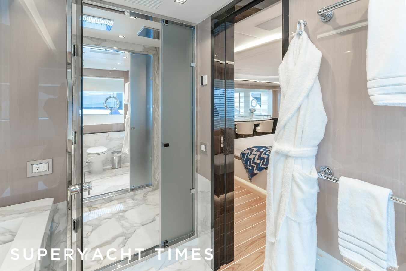 Dopamine yacht bathroom