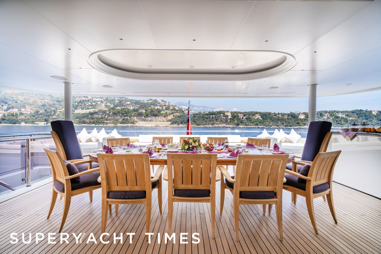 Kaiser yacht deck