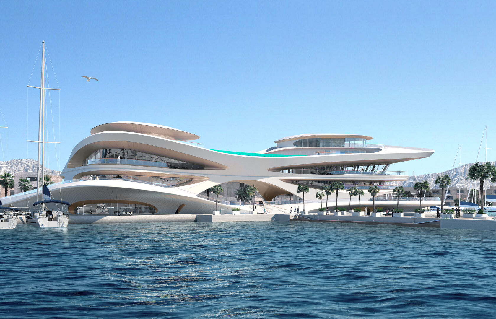 Amaala Yacht Club renderings
