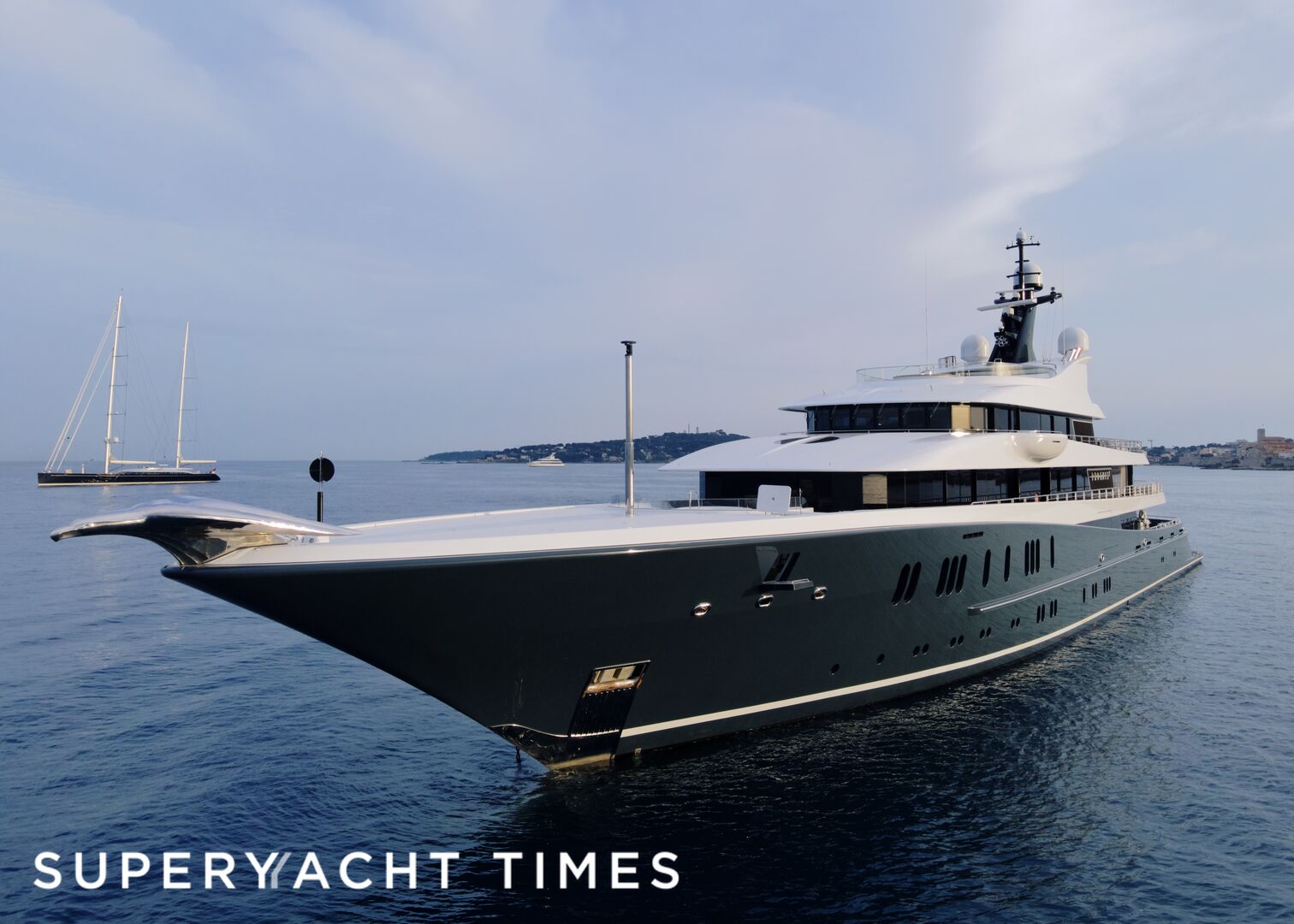 Lürssen superyacht Phoenix 2 on the French Riviera