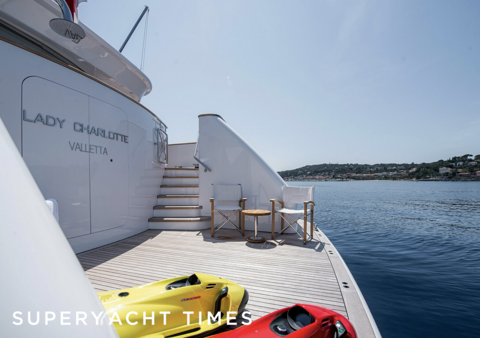 Lady Charlotte yacht beach club
