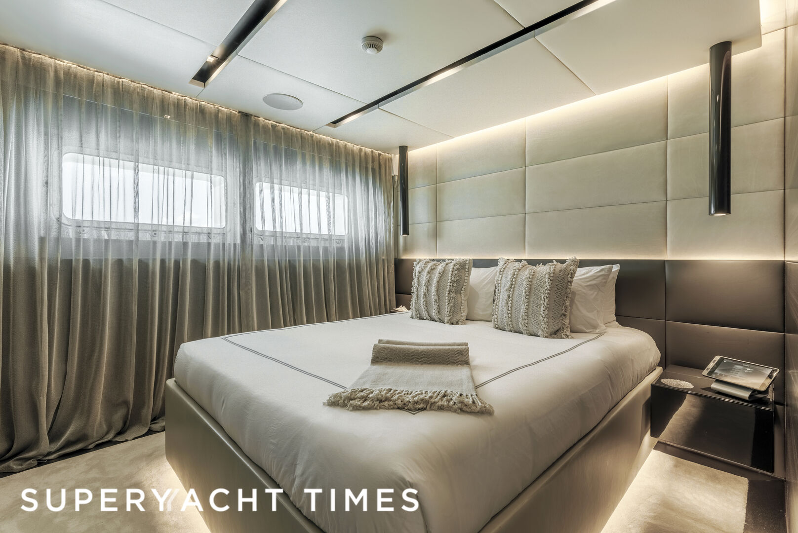 Safe heaven yacht stateroom