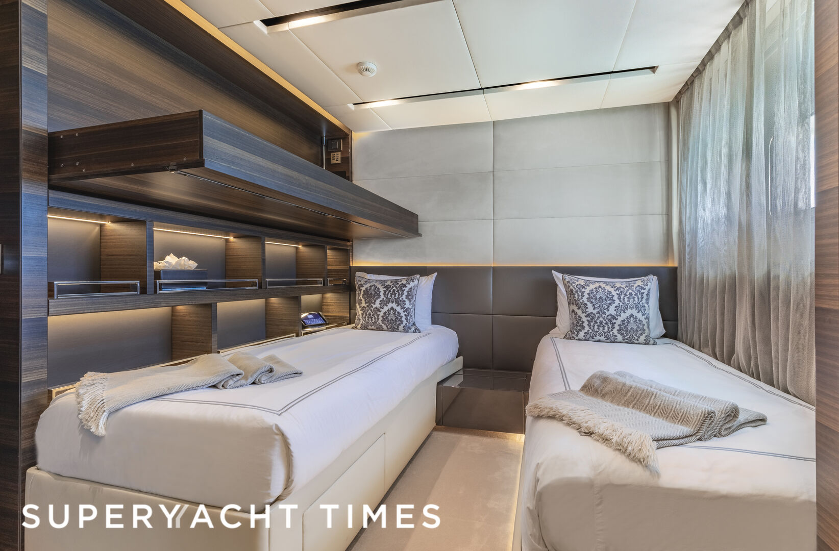 Safe Haven yacht stateroom