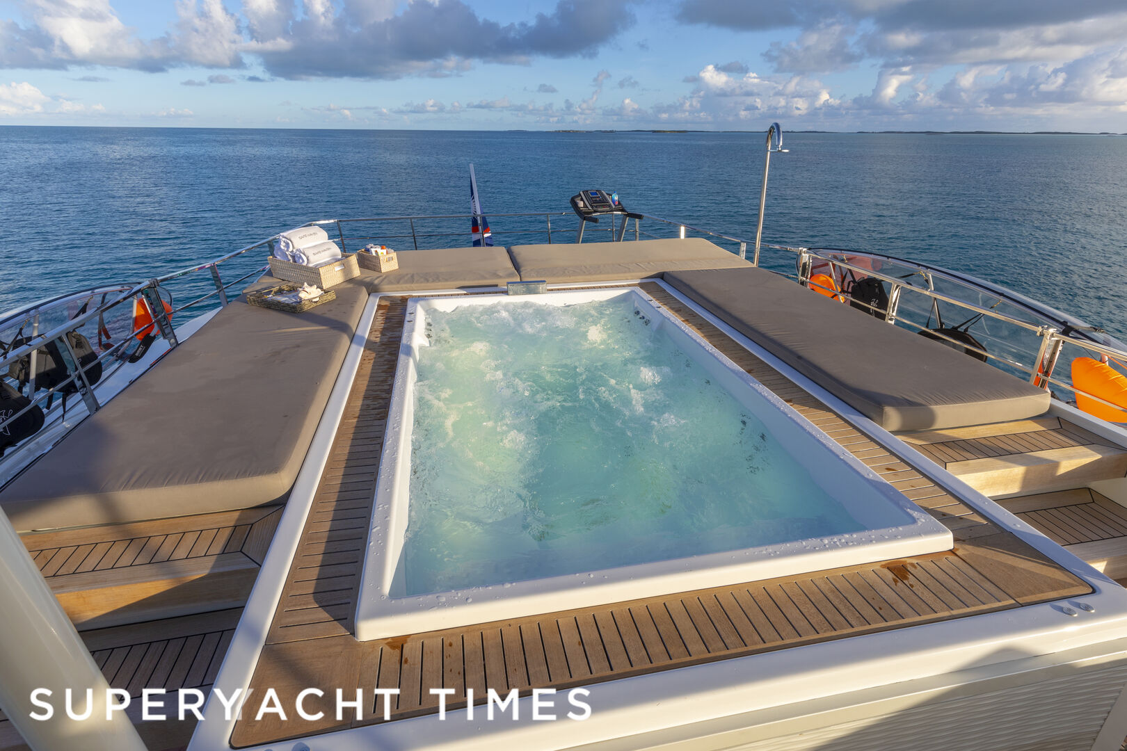Safe haven yacht pool