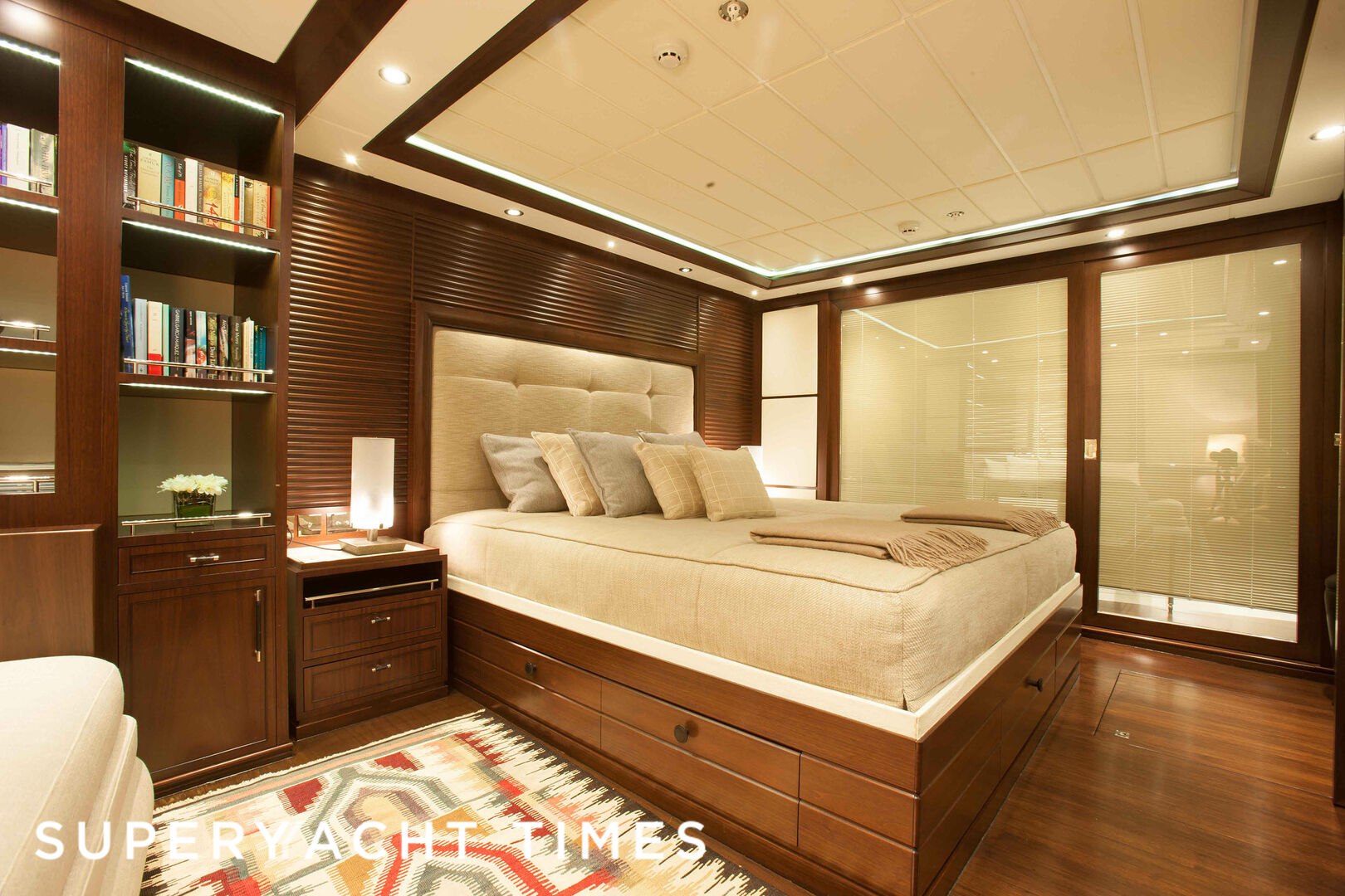 Ice Lady yacht stateroom 