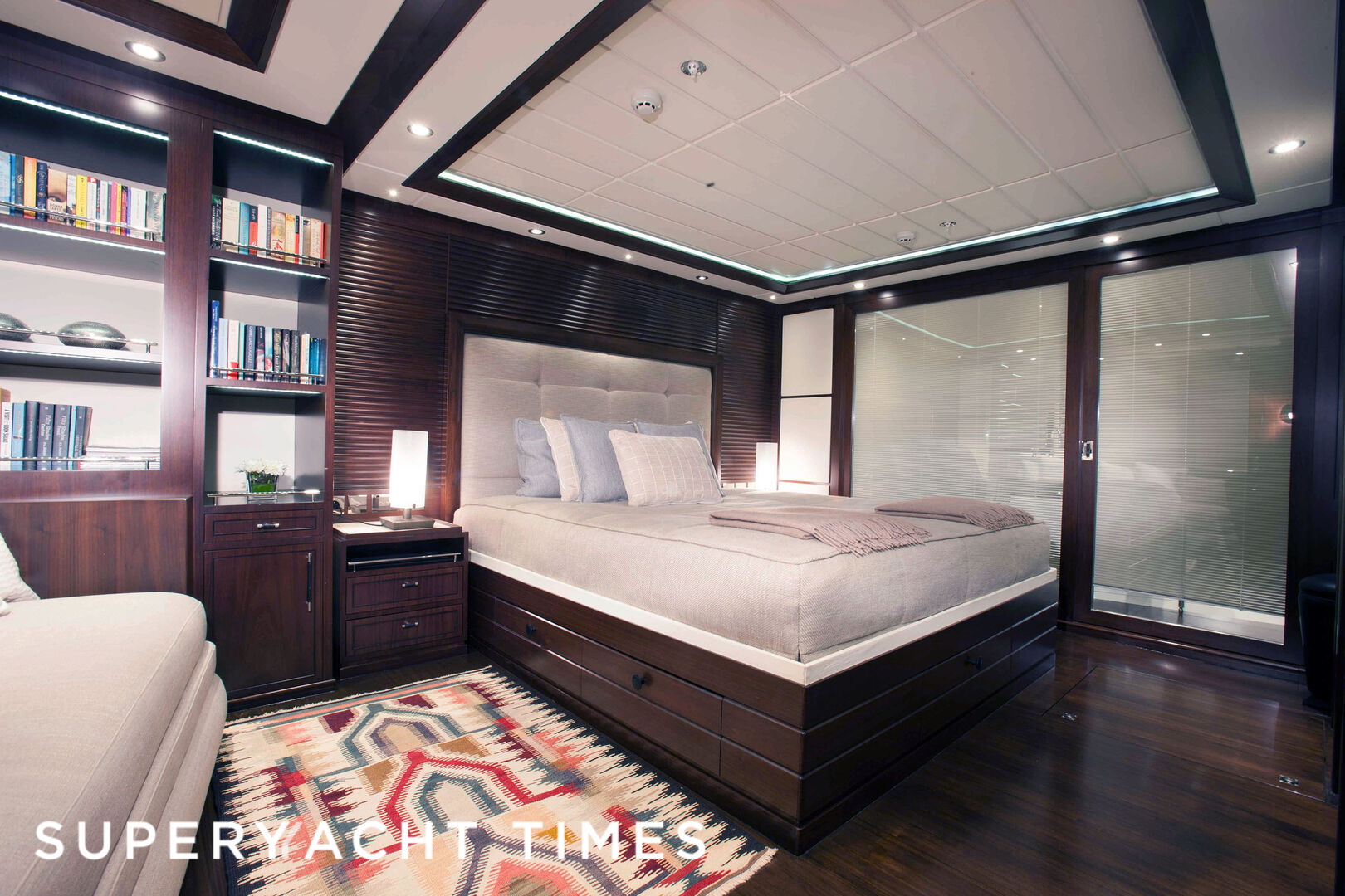 Ice Lady yacht stateroom 