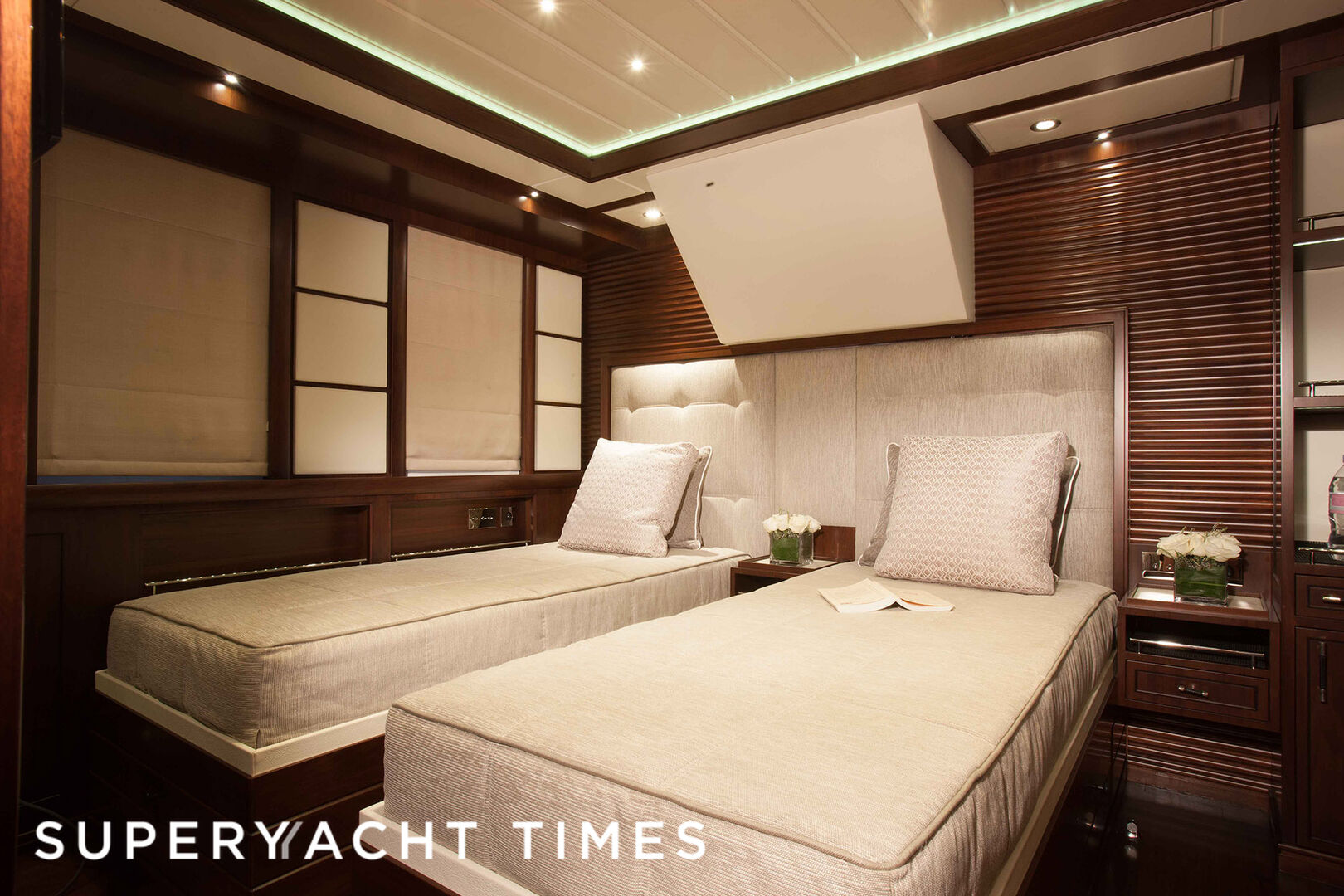 Ice Lady yacht stateroom 
