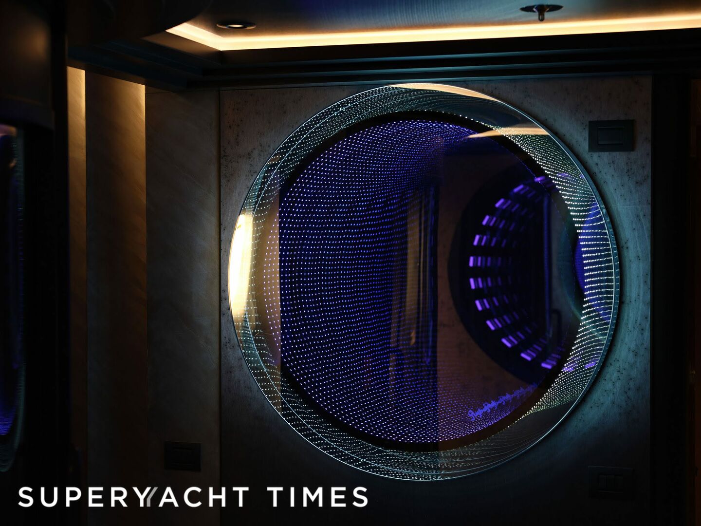 Galaxy yacht interior detail