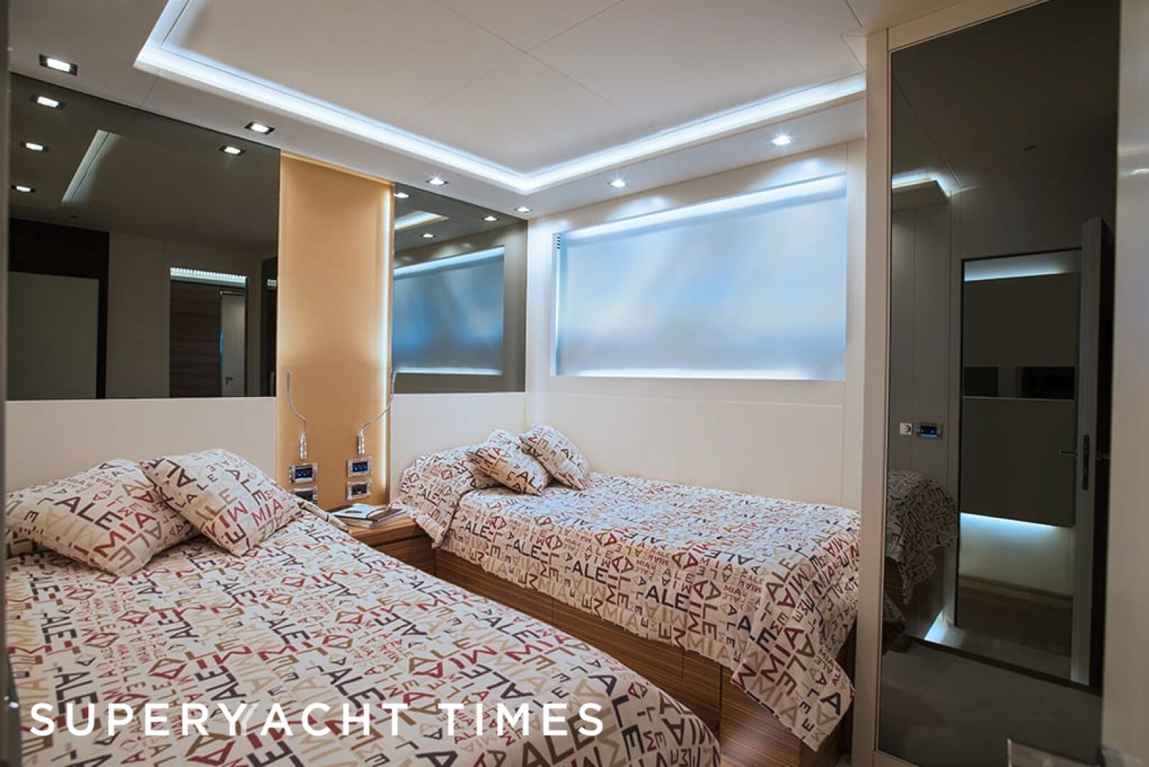 Ale.Mia yacht stateroom 