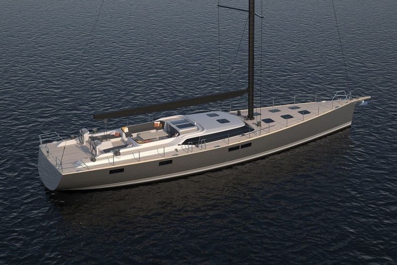 Contest 85CS sailing sloop launched