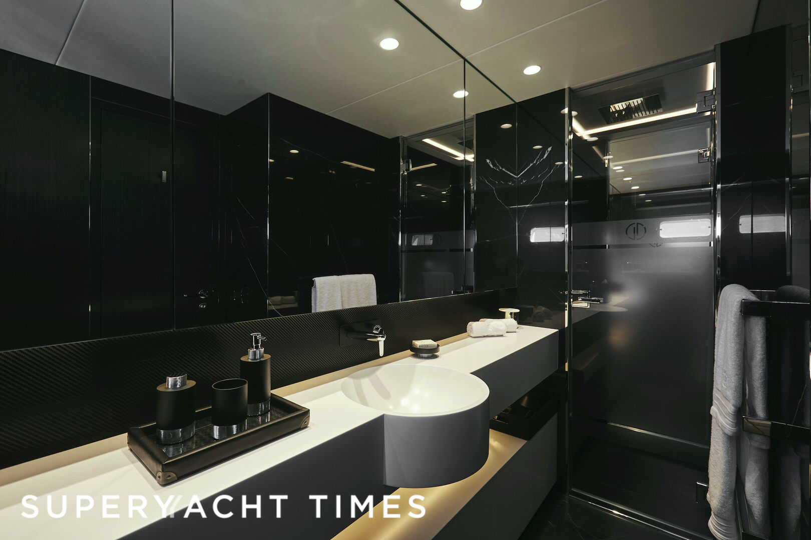 One O One yacht bathroom