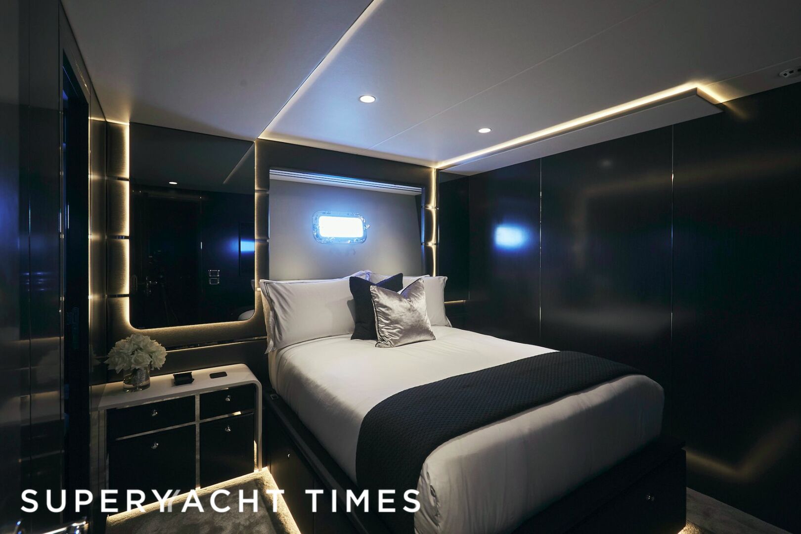One O One yacht stateroom