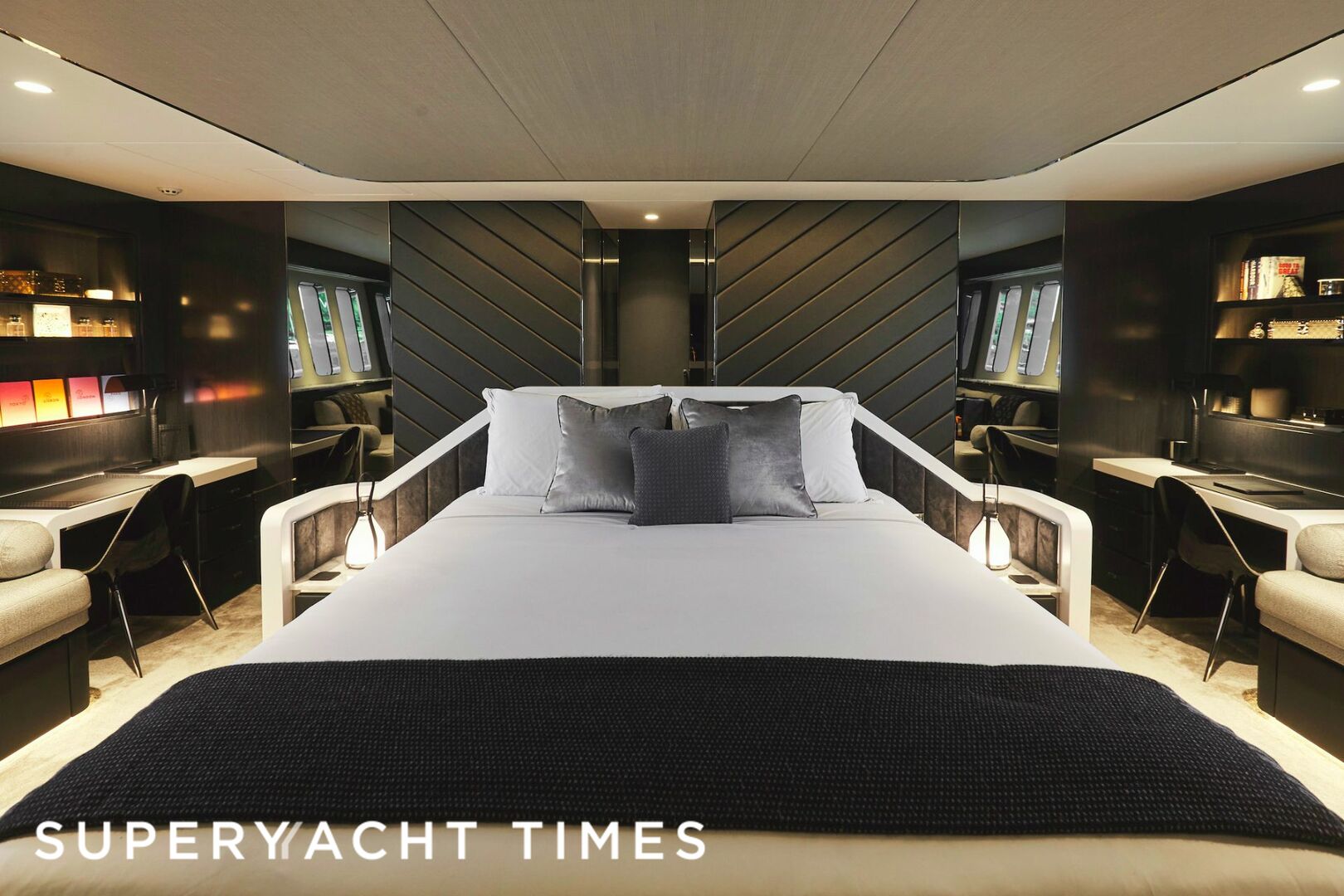 One O One yacht stateroom