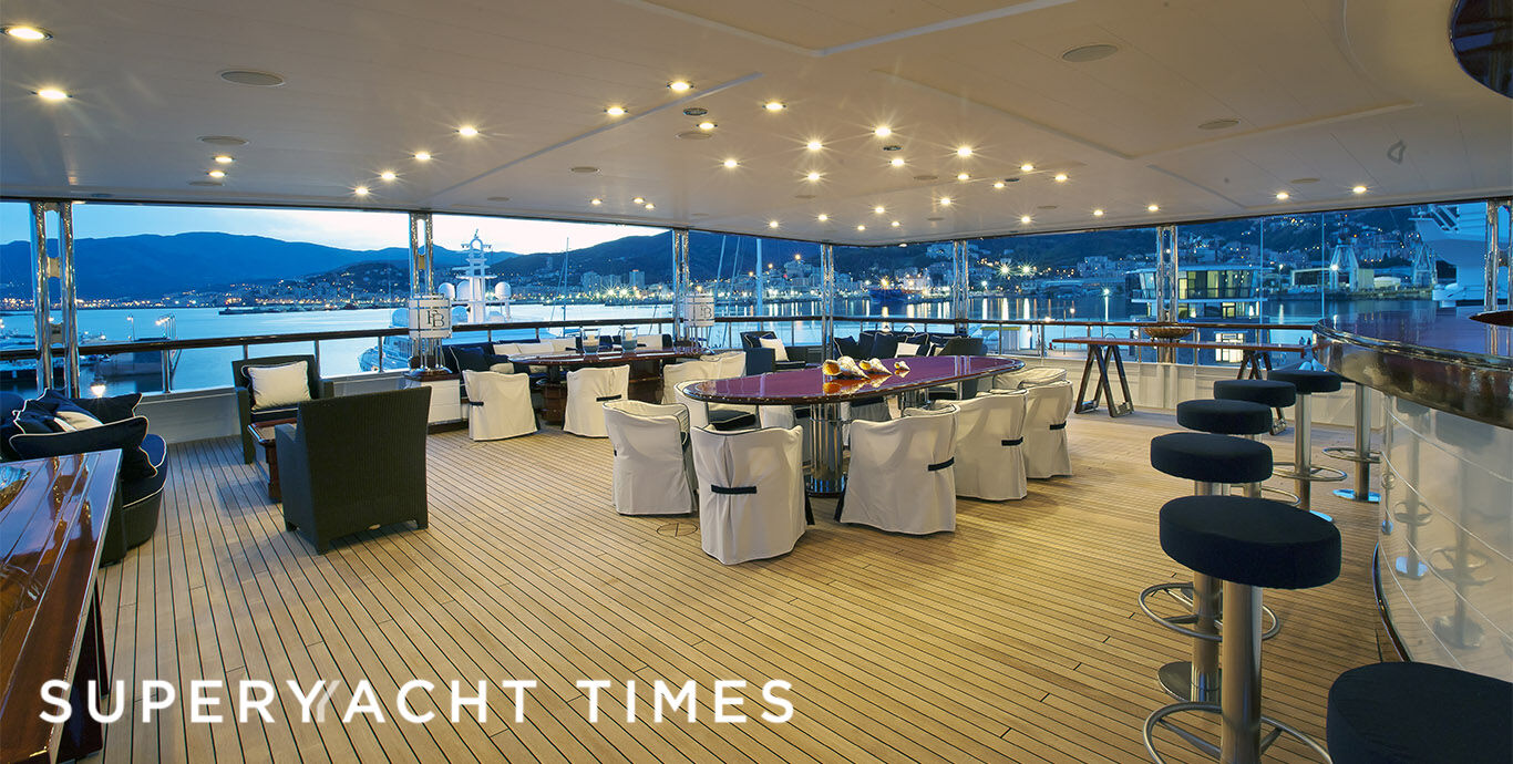 Force Blue yacht bridge deck