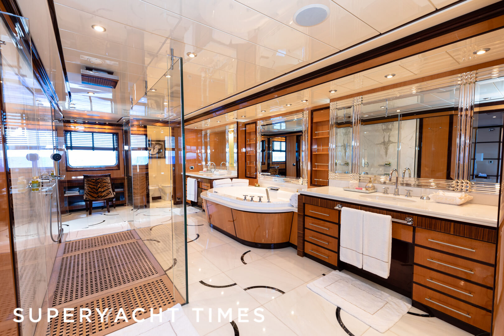 Force Blue yacht bathroom