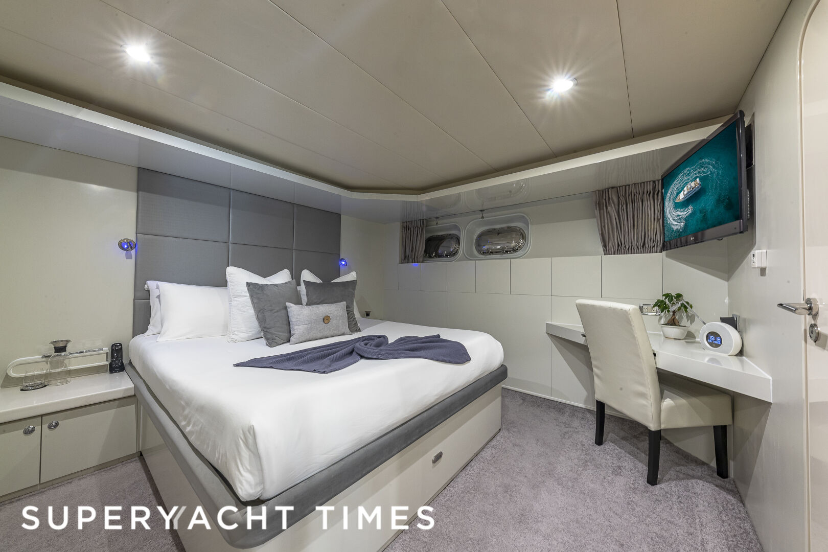 Lionshare yacht stateroom