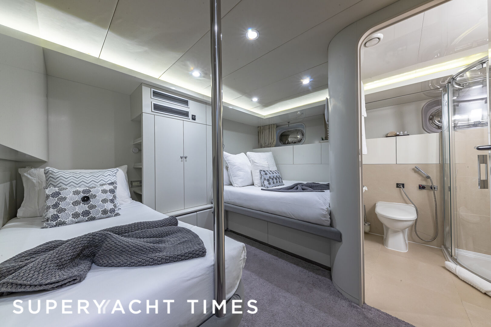 Lionshare yacht stateroom
