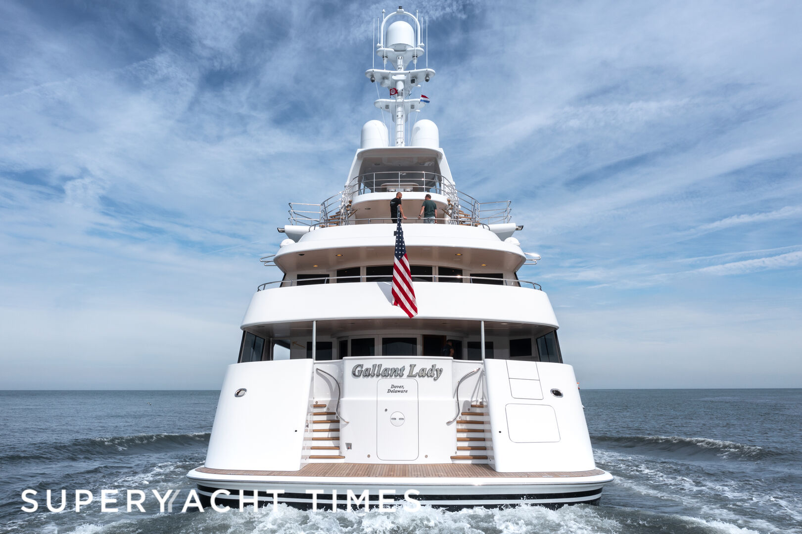 Gallant Lady yacht sea trials