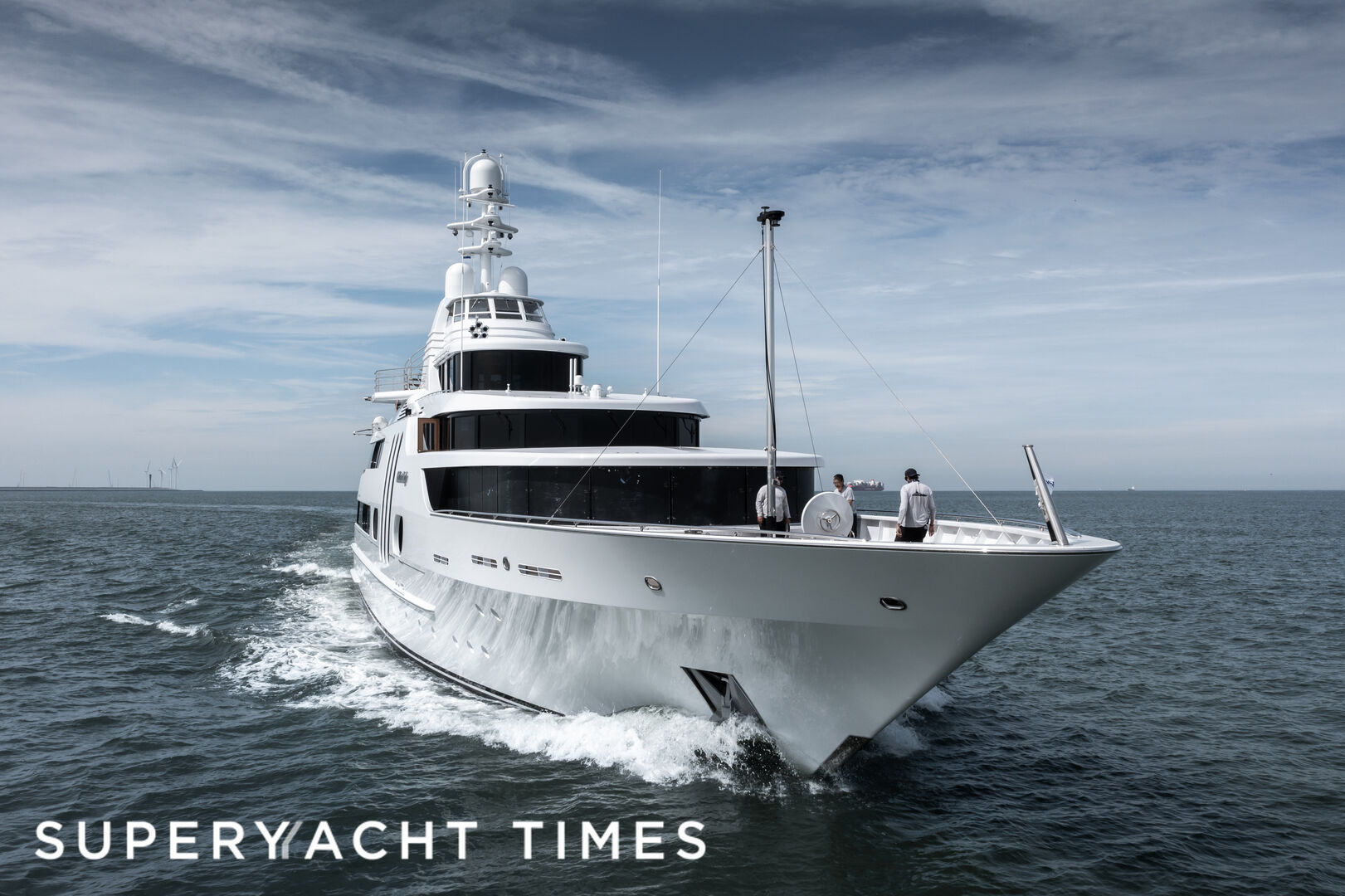 Gallant Lady yacht sea trials