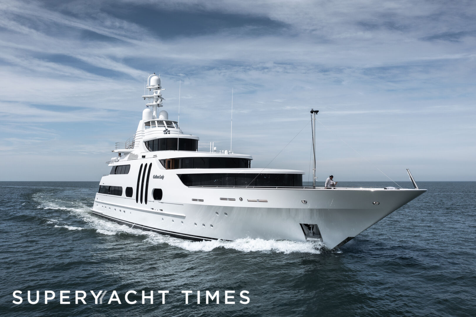 Gallant Lady yacht sea trials
